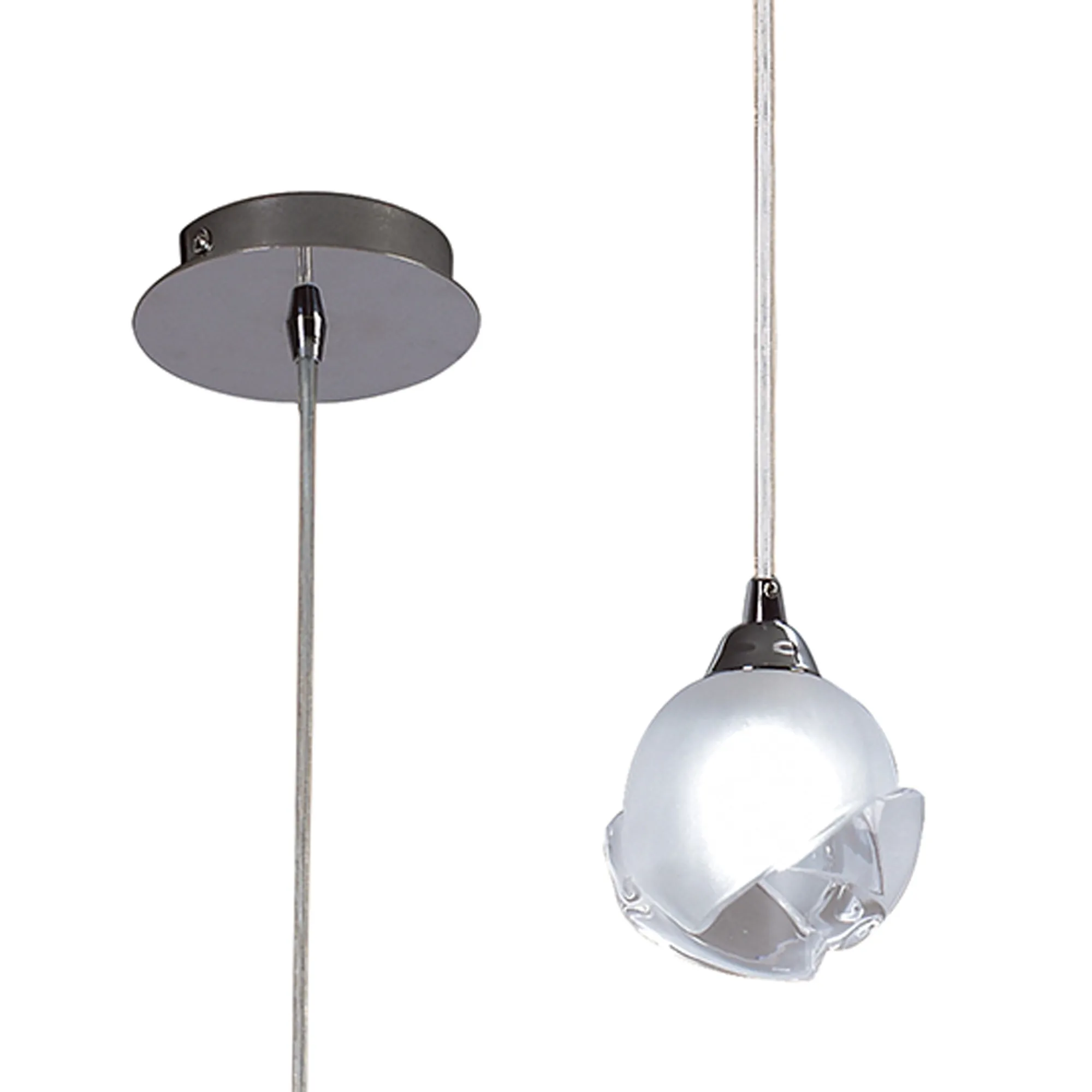 Fragma Polished Chrome Ceiling Lights Mantra Single Pendant Fragma Polished Chrome Ceiling Lights Mantra Single Pendant